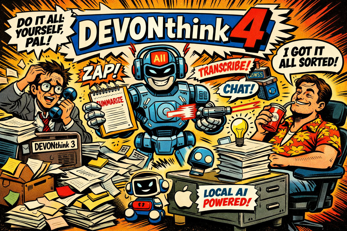 DEVONthink 4 출시와 인공지능